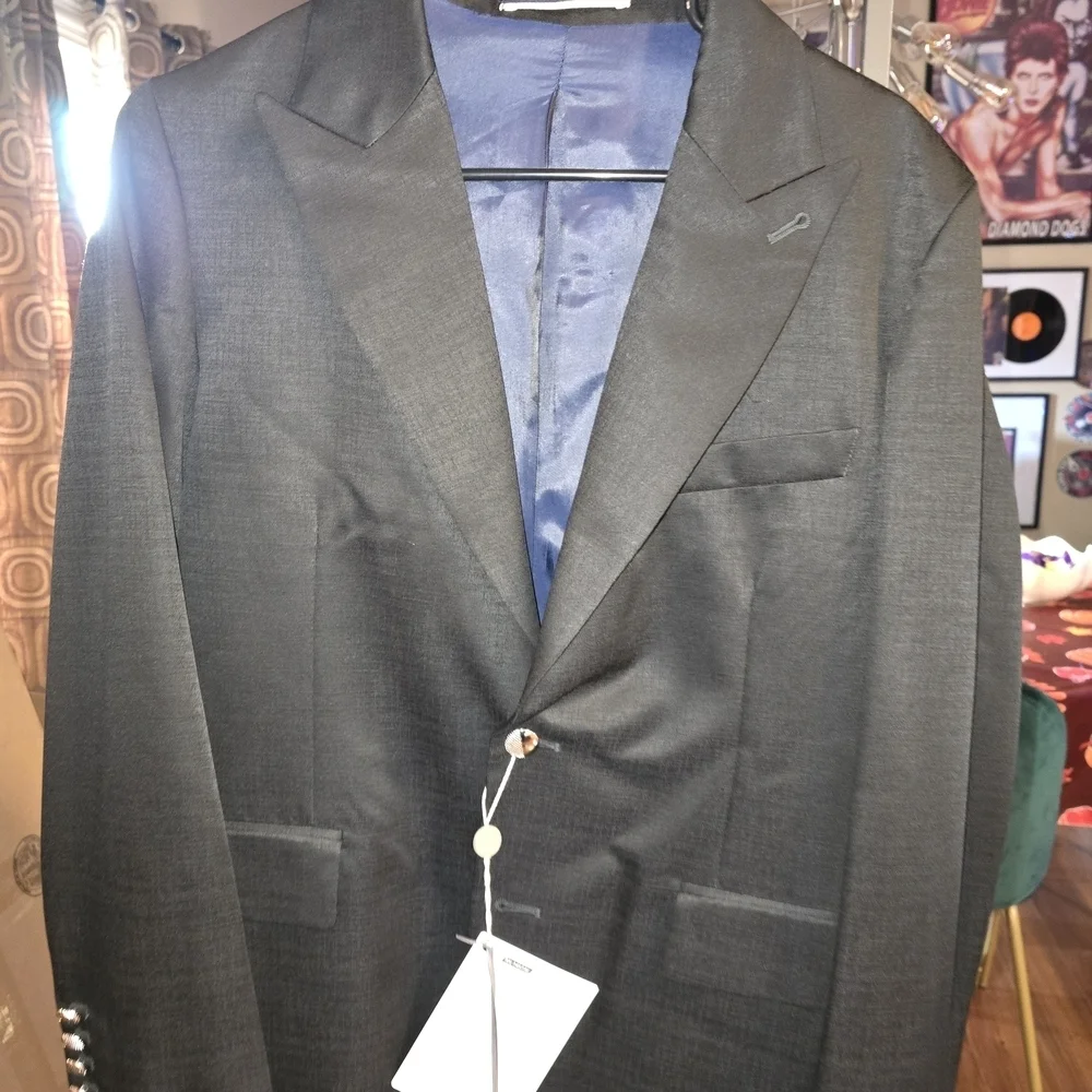 Maestrami Elegant Black Suit Jacket